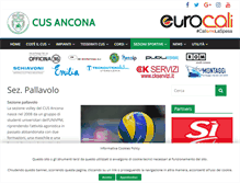 Tablet Screenshot of pallavolo.cusancona.it